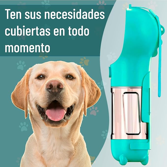 BOTELLA MULTIFUNCIONAL PARA MASCOTAS